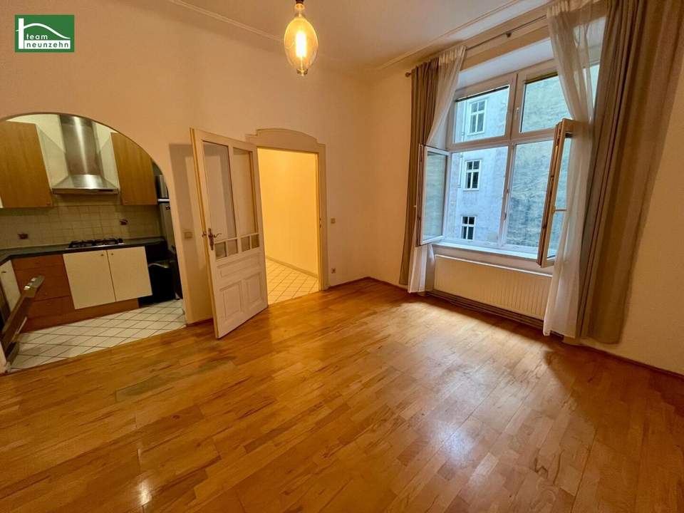 GEBRAUCHTE WOHNUNG BEI DER ECKE NEUBAUGASSE! HOFRUHELAGE! SCHÖNES ALTBAUHAUS! SEHR ZENTRAL! Für Eigennutzer aber auch Anleger - JETZT ANFRAGEN