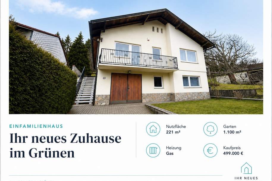 Einfamilienhaus mit großem Eigengarten nur 25min von Wien entfernt., Haus-kauf, 499.000,€, 2393 Mödling