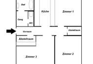 ++ NEU ++ HELLE DREI Zimmer in GRÜNRUHELAGE