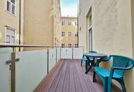 Altbau mit Südbalkon | 2-Zimmer in ruhiger Innenhoflage | Einbauküche | Lift | Kellerabteil
