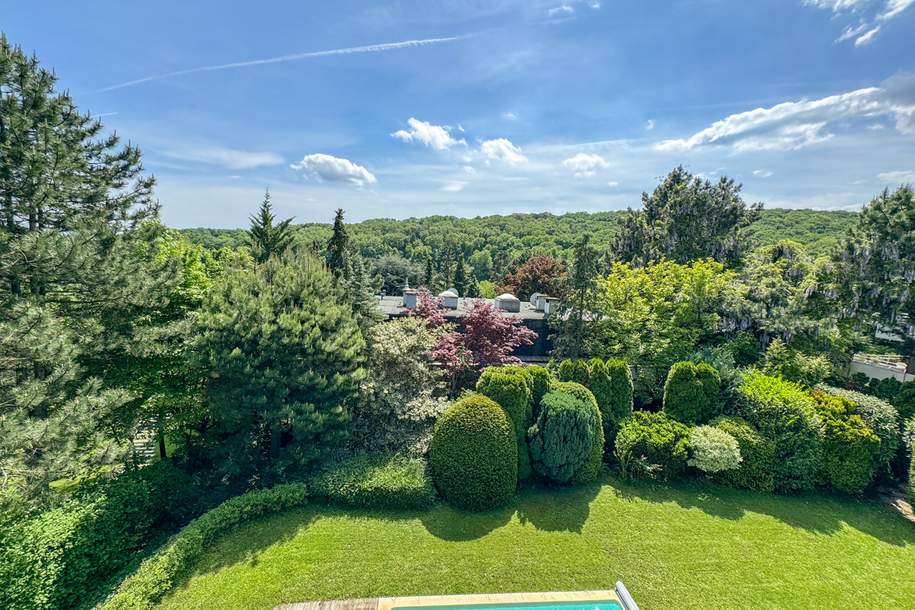 Schlosspark-Pötzleinsdorf: Fantastischer Parkblick aus Mehrfamilien-Villa, Haus-kauf, 4.900.000,€, 1180 Wien 18., Währing