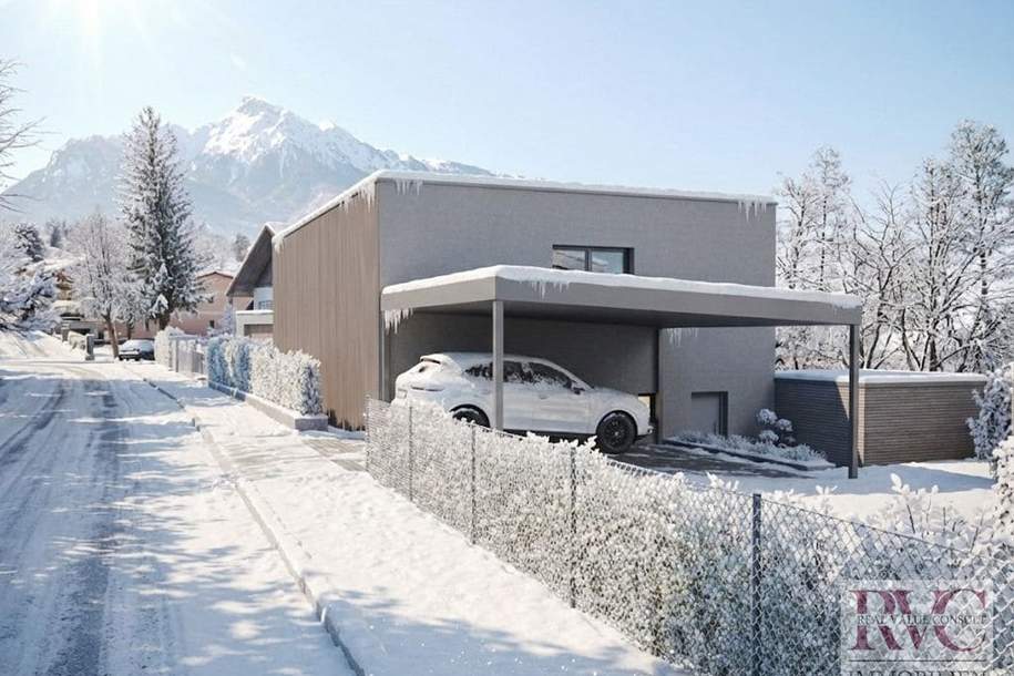 Modernes Einfamilienhausprojekt in exklusiver Lage – zeitloses Design mit Weitblick und Carports, Haus-kauf, 1.598.000,€, 5020 Salzburg(Stadt)