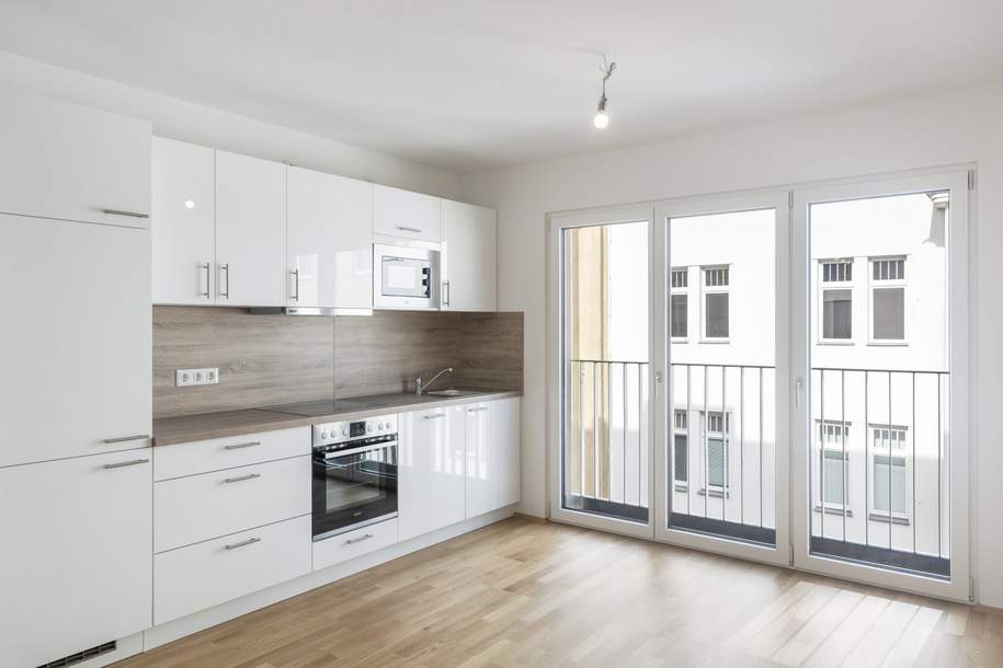 MODERNER NEUBAU - 1-ZIMMER-APARTMENT, Wohnung-miete, 800,53,€, 1140 Wien 14., Penzing