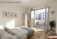 Terrassenwohnung mit Fernwärme und Fußbodenheizung in 1200 Wien – 2 Zimmer, 58 m²