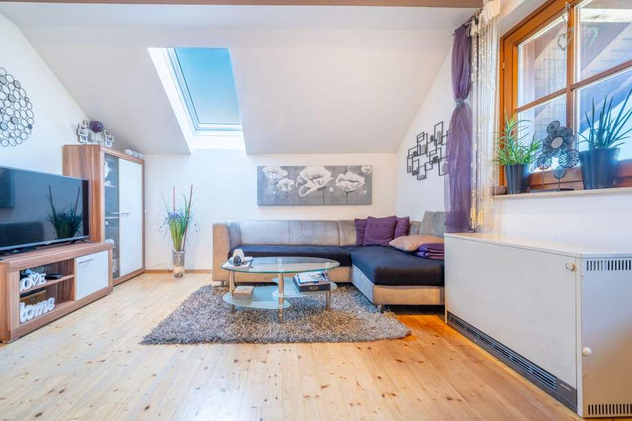 Leben im Zentrum - charmante 2-3 Zimmer Wohnung im Dachgeschoss – hell, offen, charmant, Wohnung-kauf, 249.800,€, 5202 Salzburg-Umgebung