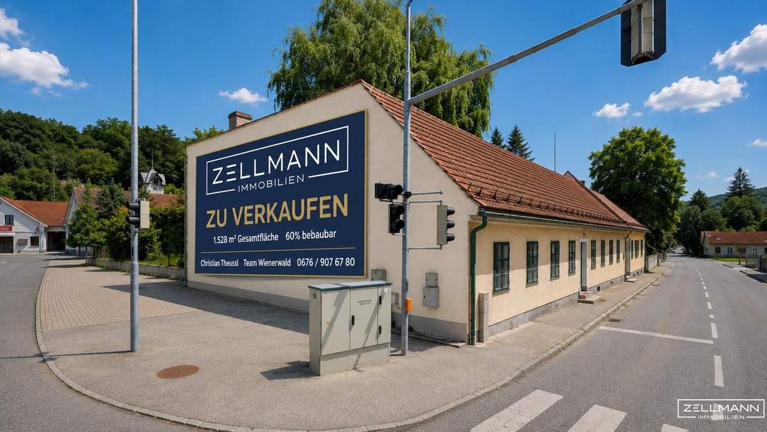 RARITÄT in MAUERBACH | 1528 m² großes Baugrundstück im Ortskern - BAUTRÄGERGRUNDSTÜCK | ZELLMANN IMMOBILIEN
