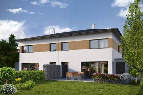 Letzte Einheit: Modernes Doppelhaus in ruhiger Sackgassenlage, Haus-kauf, 528.365,€, 4600 Wels(Stadt)