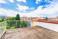 Helle Maisonette-Wohnung mit Süd-Terrasse über den Dächern von St. Leonhard