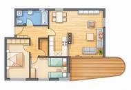 Wohnen mit Qualität: moderne Räume, klare Struktur, viel Licht - 3-Zimmerwohnung in Imst!