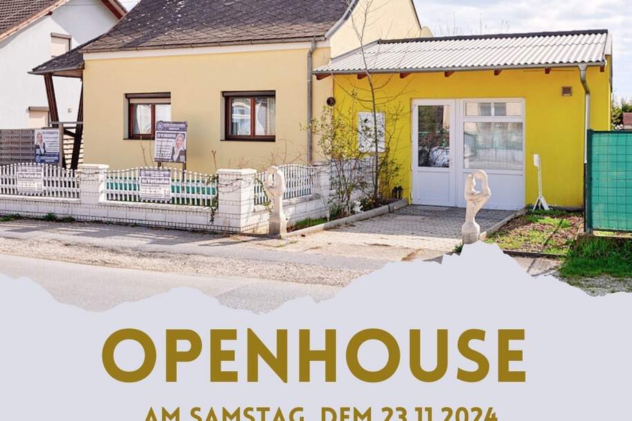 OpenHouse am Samstag, 23.11.2024, ab 10 Uhr – entdecken, erleben, fragen! Anfragen bitte telefonisch, Haus-kauf, 259.000,€, 2231 Gänserndorf