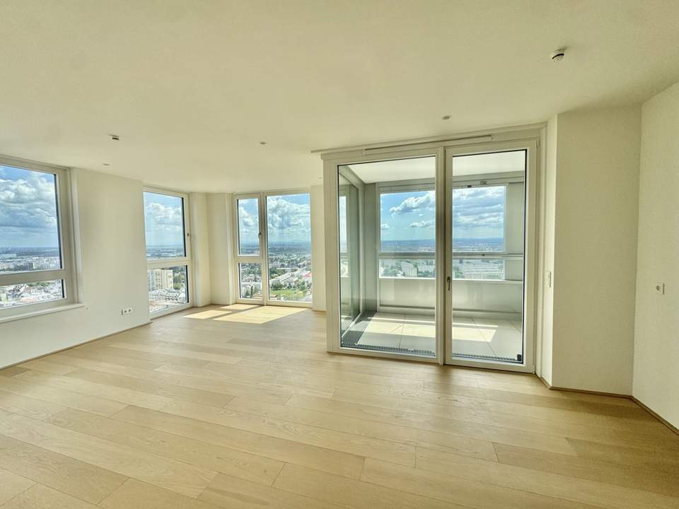 U1 Kagran - Skyline-Feeling inklusive Pool: Ihre neue 3-Zimmer-Oase zum SPITZENPREIS