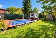 "Kleingartenhaus mit Pool"