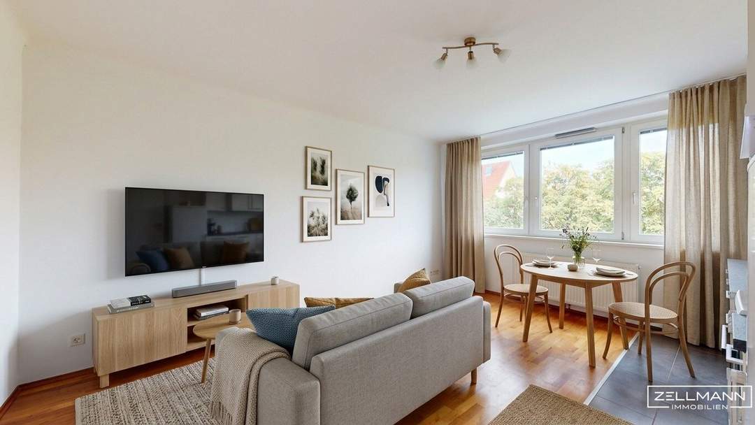 DÖBLING | Helle 1 1/2 Zimmer DG Wohnung | Grünlage | ZELLMANN IMMOBILIEN
