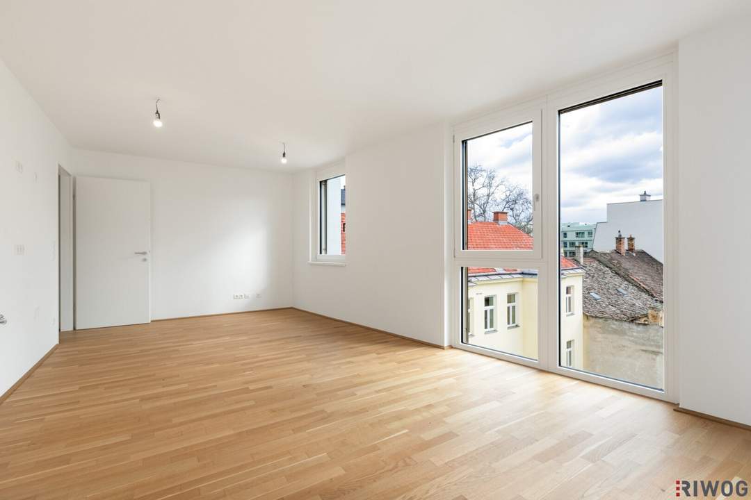Nähe Alte Donau mit Loggia/Balkon | ERSTBEZUG | Komplett hofseitig | Fernwärme | TG-Stellplatz optional | Ideal für Anleger oder Eigennutzer | Nachhaltiges Projekt