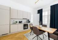 Edle 2-Zimmer-Altbauwohnung mit Designer-Möblierung im Herzen Wiens