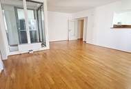 HUMBOLDTGASSE, U1-Nähe, 101 m2 Neubau inkl. 2 Loggien, Wohnküche, 2 Zimmer, Wannenbad, Parketten, Hofruhelage