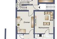 Großzügiges Wohnhaus mit Garten und Schuppen