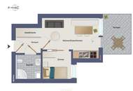 Studentenhit! Tiny flat in perfekter Lage mit Terrasse und Eigengarten