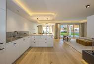 Luxuriöse Gartenwohnung mit eigenem Wellnessbereich