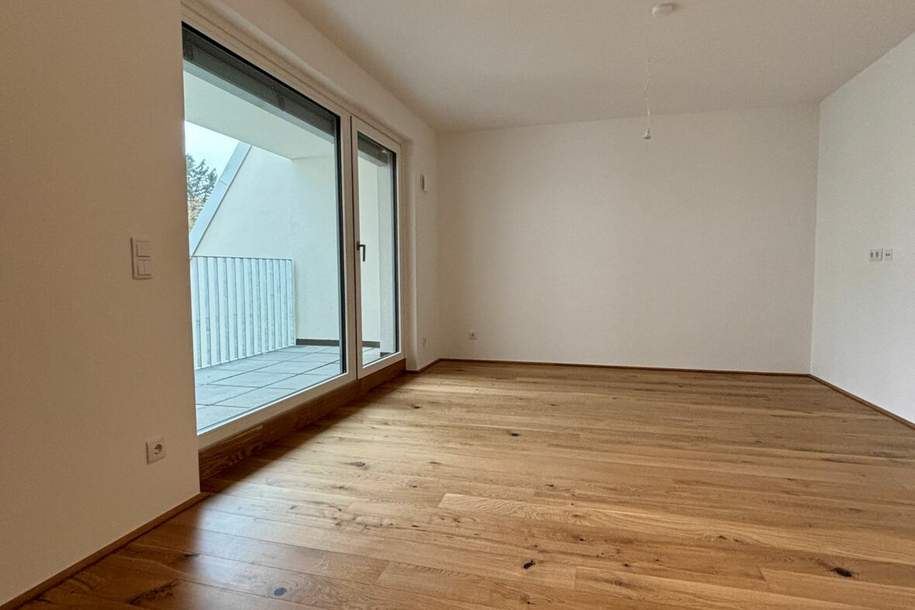 Bezugsfertig inkl. EWE Küche: 2-Zimmer-Wohnung mit Loggia &amp; Garten – provisionsfrei_Kleegarten_Top 19, Wohnung-kauf, 283.000,€, 2320 Bruck an der Leitha