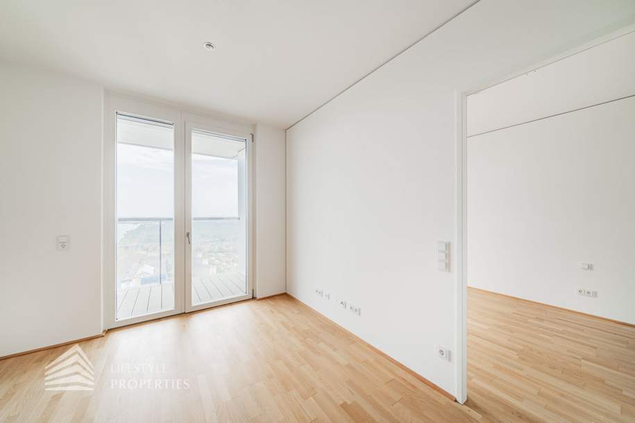 Erstbezug! 3-Zimmer Wohnung mit Loggia und Traumausblick, Nähe Neue Donau, Wohnung-kauf, 749.000,€, 1020 Wien 2., Leopoldstadt