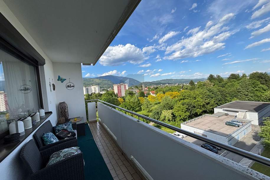 WOHNEN MIT AUSSICHT ÜBER DEN DÄCHERN VON VILLACH, Wohnung-kauf, 320.000,€, 9500 Villach(Stadt)