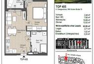 Q11 Leben am Fluss - 2-Zimmer-Wohnung mit schöner Freifläche!