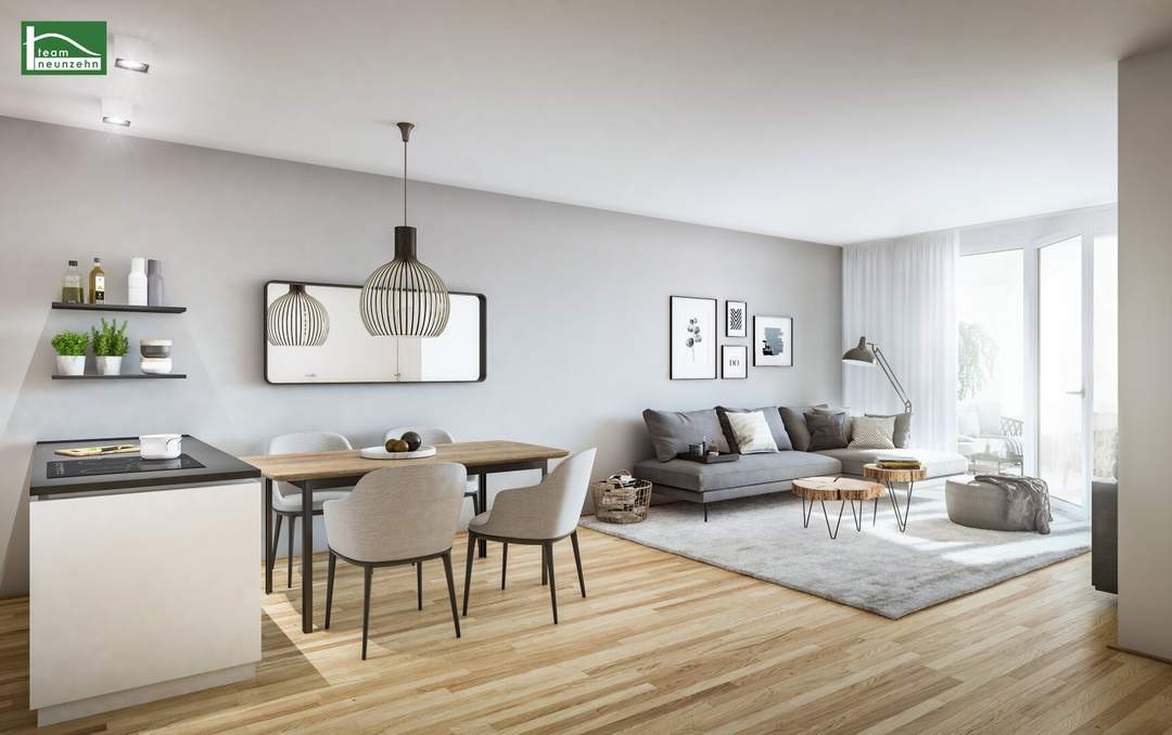 Für Unternehmer und Selbständige! Wohnen & Arbeiten vereint! Exklusive 4-Zimmer Wohnung mit großzügiger Freifläche - Top-Lage beim Ladinigpark!