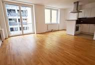 U1-NÄHE, gepflegte 68 m2 Neubau inkl. 4 m2 Loggia, 2 Zimmer, Wannenbad, Parketten, 2. Liftstock, Humboldtgasse
