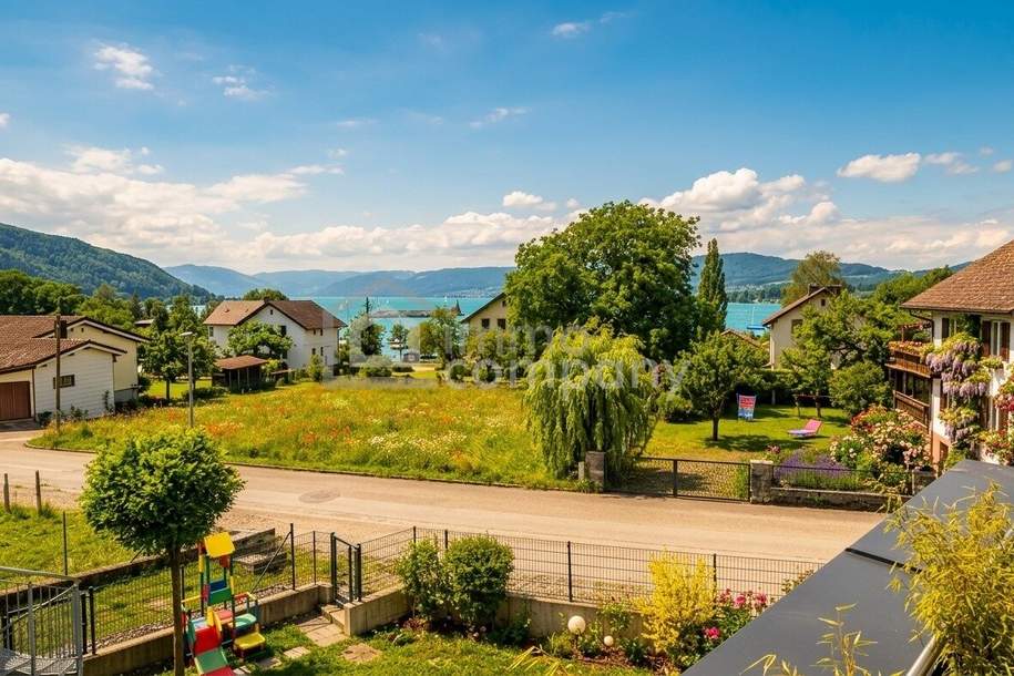 Wunderschöne Wohnung, 5 Zimmer, mit Blick über den glitzernden Attersee, in Seewalchen mit Garten und Sonnenterrasse., Wohnung-kauf, 980.000,€, 4863 Vöcklabruck