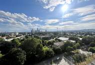 U-Bahn U1 Kagran - Sauna - Loggia - Fitnessraum - Deckenkühlung - Pool am Dach