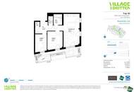 VILLAGE IM DRITTEN | Moderne 3-Zimmer Eckwohnung mit Balkon in Hofruhelage