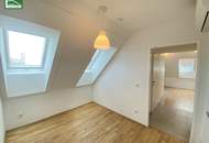 Klimatisierte Dachgeschoss-Wohnung mit Ausblick zur Donau! 5 Minuten zu U6 und S-Bahn Handelskai!