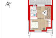 Provisionsfreier Erstbezug: vollunterkellertes Reihenhaus mit 4 Zimmern, Terrasse, Dachterrasse und Eigengrund samt Garagenplatz