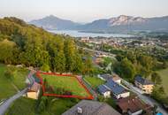 Großes Baugrundstück mit Panoramablick auf Mondsee &amp; Berge