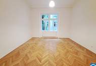 Hofruhelage: 2 Zimmer-Altbauwohnung im Herzen Wiens mit neuer Küche (Balkonanbau möglich!)