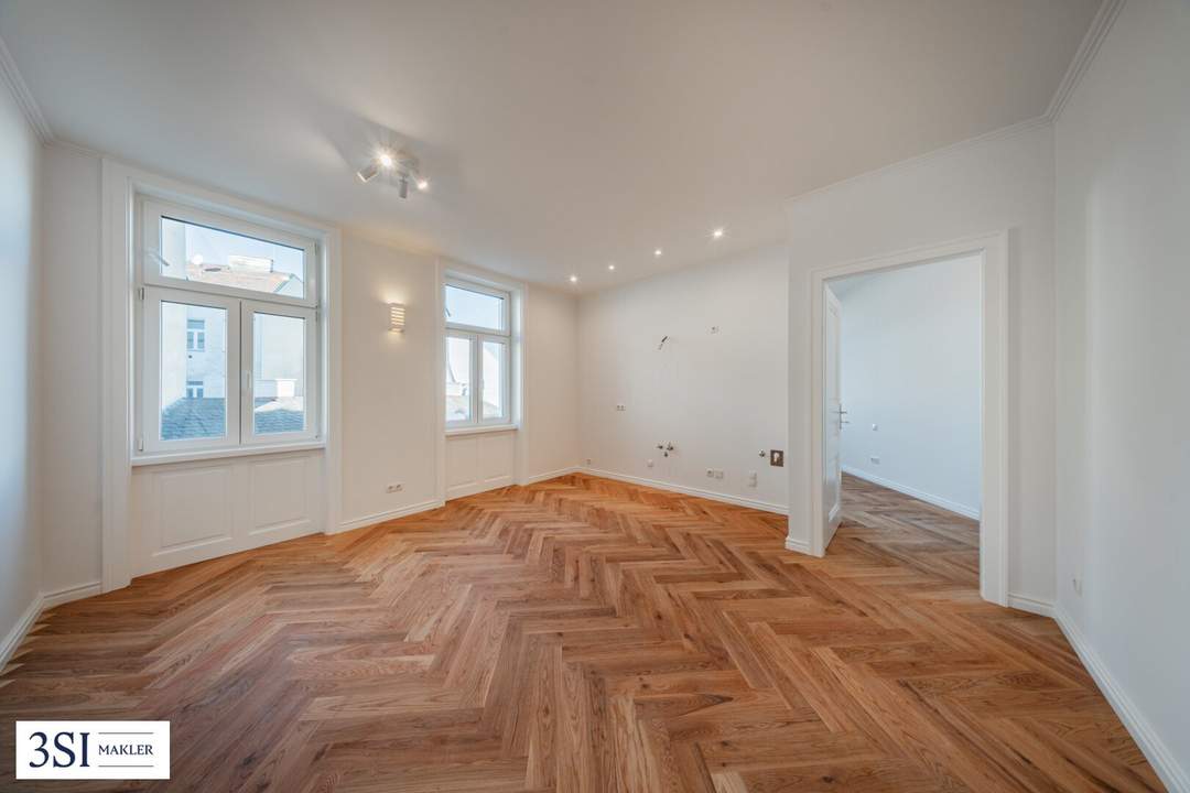Heller 2 Zimmer Erstbezug im Altwien Stil in generalsaniertem Gründerzeithaus