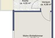 Ruhige Garconniere mit Balkon