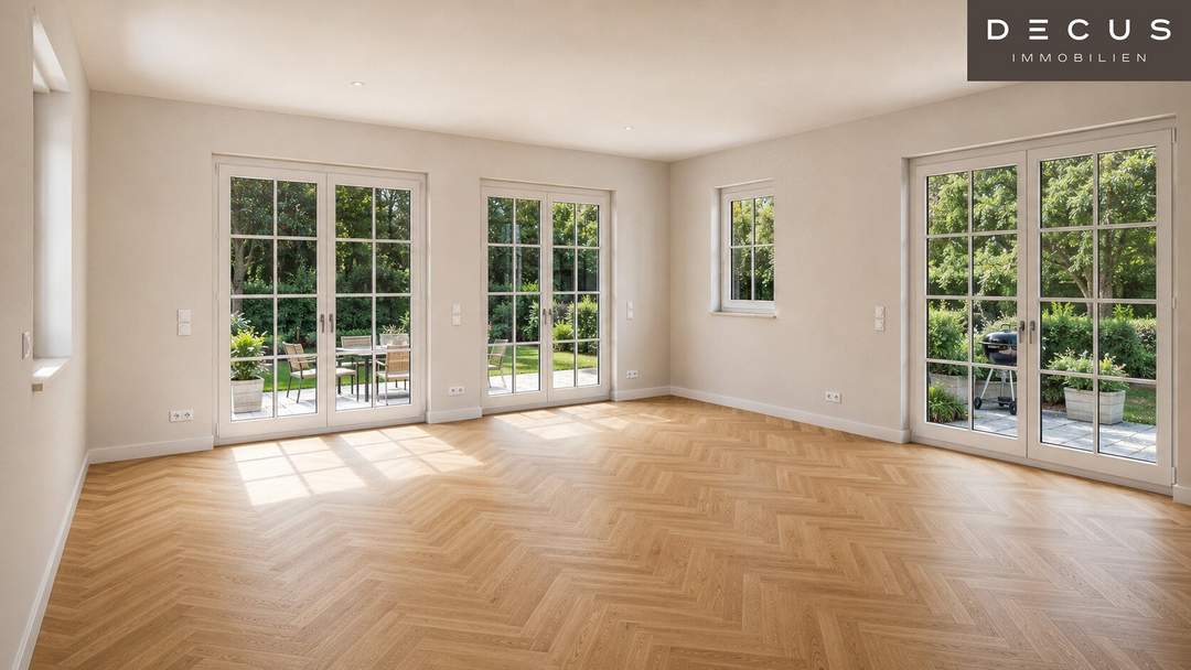 | FERTIGSTELLUNG SEPTEMBER | ERSTBEZUG | VILLENVIERTEL | DECKENKÜHLUNG | WÄRMEPUMPE