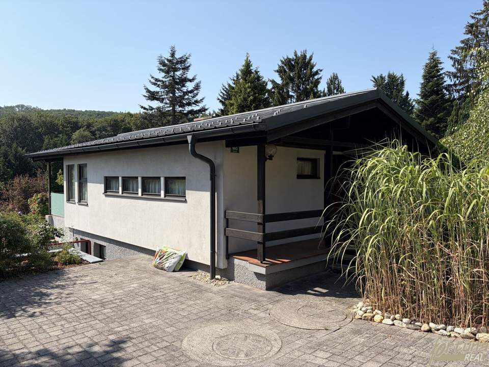 Doppelhaus Bungalow für 2 Familien mit unverbaubarem Panoramablick über den Wienerwald – Nähe Wien Sievering