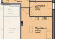 Moderne Neubauwohnung mit 7,77m² Loggia zum INNENHOF nahe Akademiepark