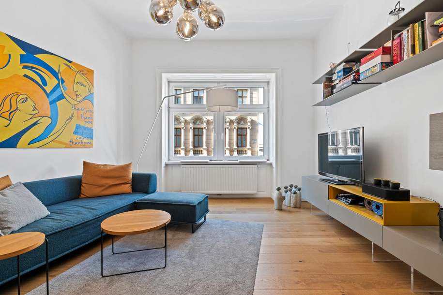 Stilvoll renovierte Altbauwohnung im 3.Bezirk. Citynaher Lifestyle mit besonderem Flair., Wohnung-kauf, 475.000,€, 1030 Wien 3., Landstraße