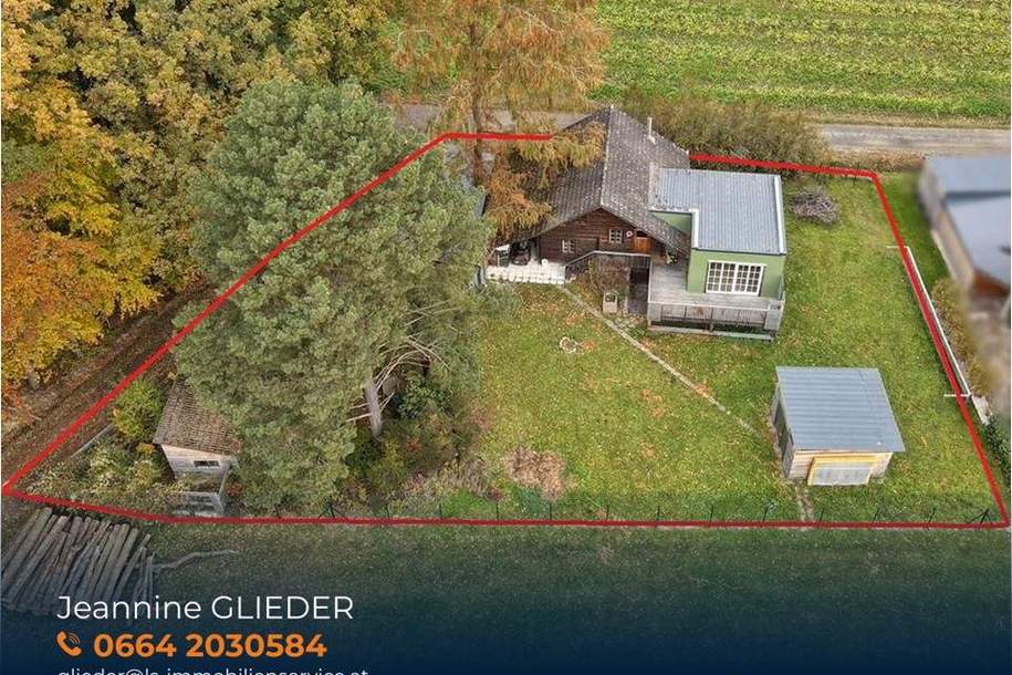Altes Holzhaus mit modernem Zubau – Rückzugsort am Waldrand in Grafendorf!, Haus-kauf, 209.000,€, 8232 Hartberg-Fürstenfeld