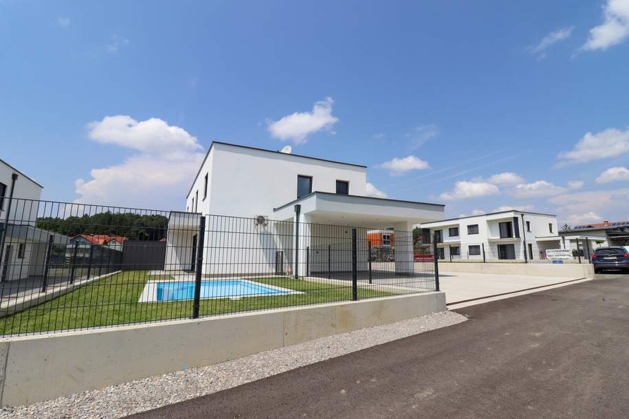 Erstbezug - Doppelhaushälfte mit Pool - 15 Minuten nach Graz!, Haus-kauf, 489.000,€, 8071 Graz-Umgebung