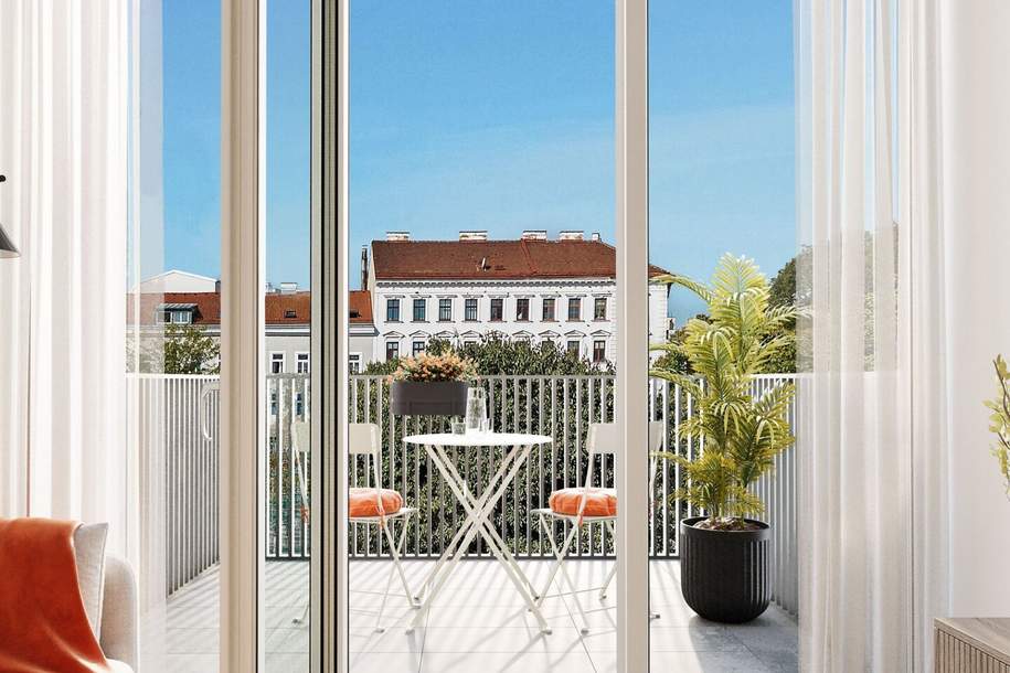 THE ARIK – 2 Zimmer, ein grünes Herz im Innenhof, Wohnung-kauf, 301.300,€, 1070 Wien 7., Neubau