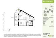 Modern wohnen im Hirschfeld: 45 m² Wohnfläche, 17 m² Freifläche &amp; gute Anbindung