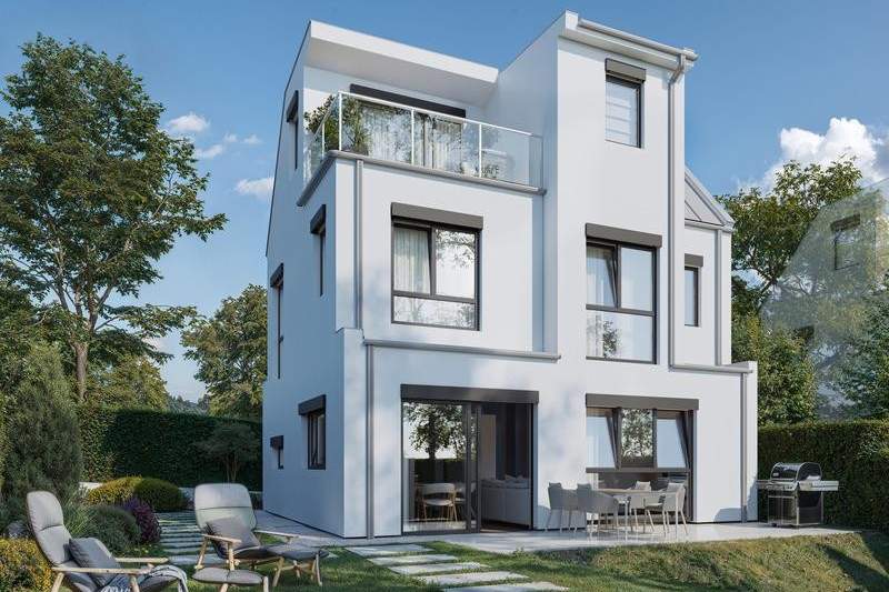Nahe Mühlwasser | 5-Zimmer Terrassenhaus | Erstbezug, Haus-kauf, 1.241.900,€, 1220 Wien 22., Donaustadt