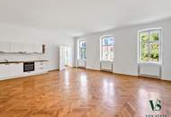 Homeoffice Paradies im historischen Schloss mit Parkblick - Wohnen mit Tennisplatz und 2.000m2 Privatgarten