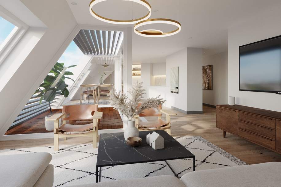 Top Dachgeschosswohnungen im Herzen des 5. Bezirks im Projekt "Margarete", ab 2030 direkt neben der U 2, Wohnung-kauf, 324.000,€, 1050 Wien 5., Margareten
