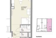 APARTMENT MIT GROßZÜGIGEM WOHN-SCHLAFBEREICH, ABSTELLRAUM UND HOCHWERTIGER AUSSTATTUNG